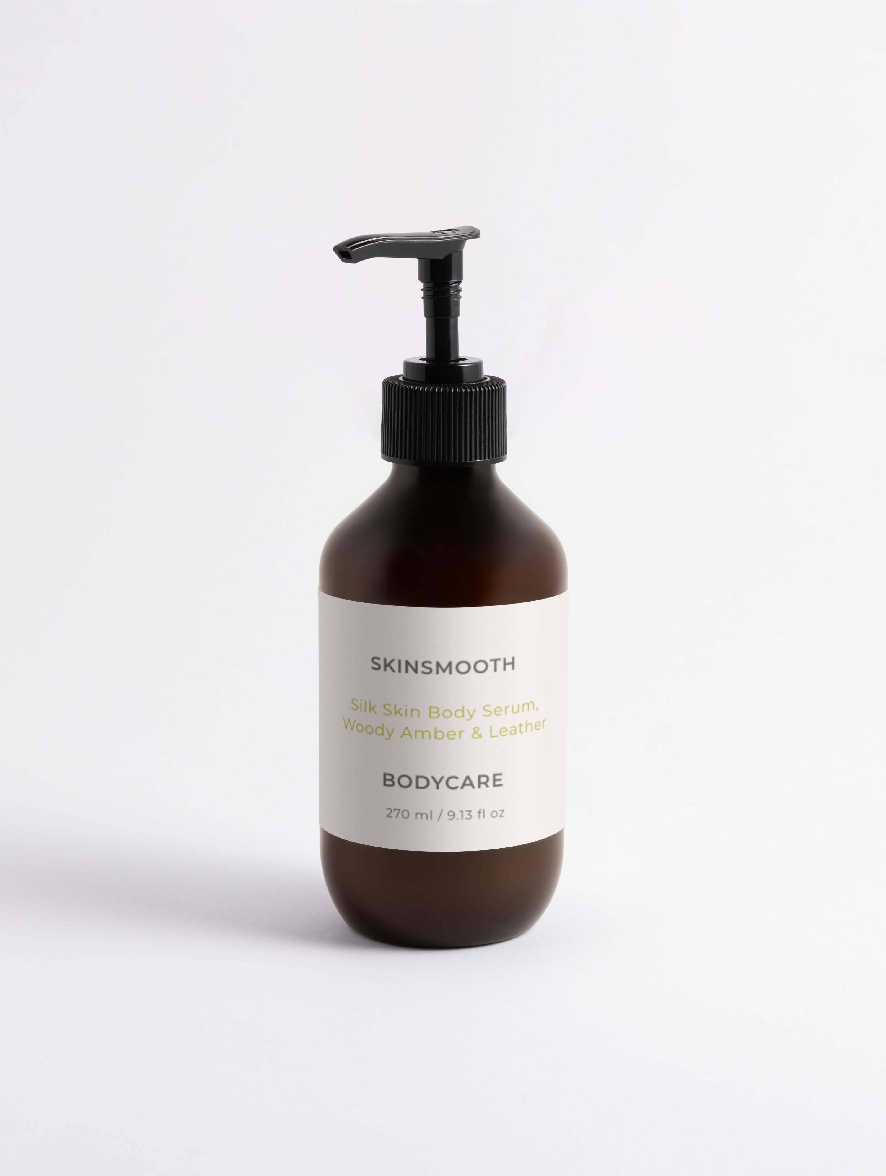 Skinsmooth Silk Skin Body Serum, Woody Amber & Leather
