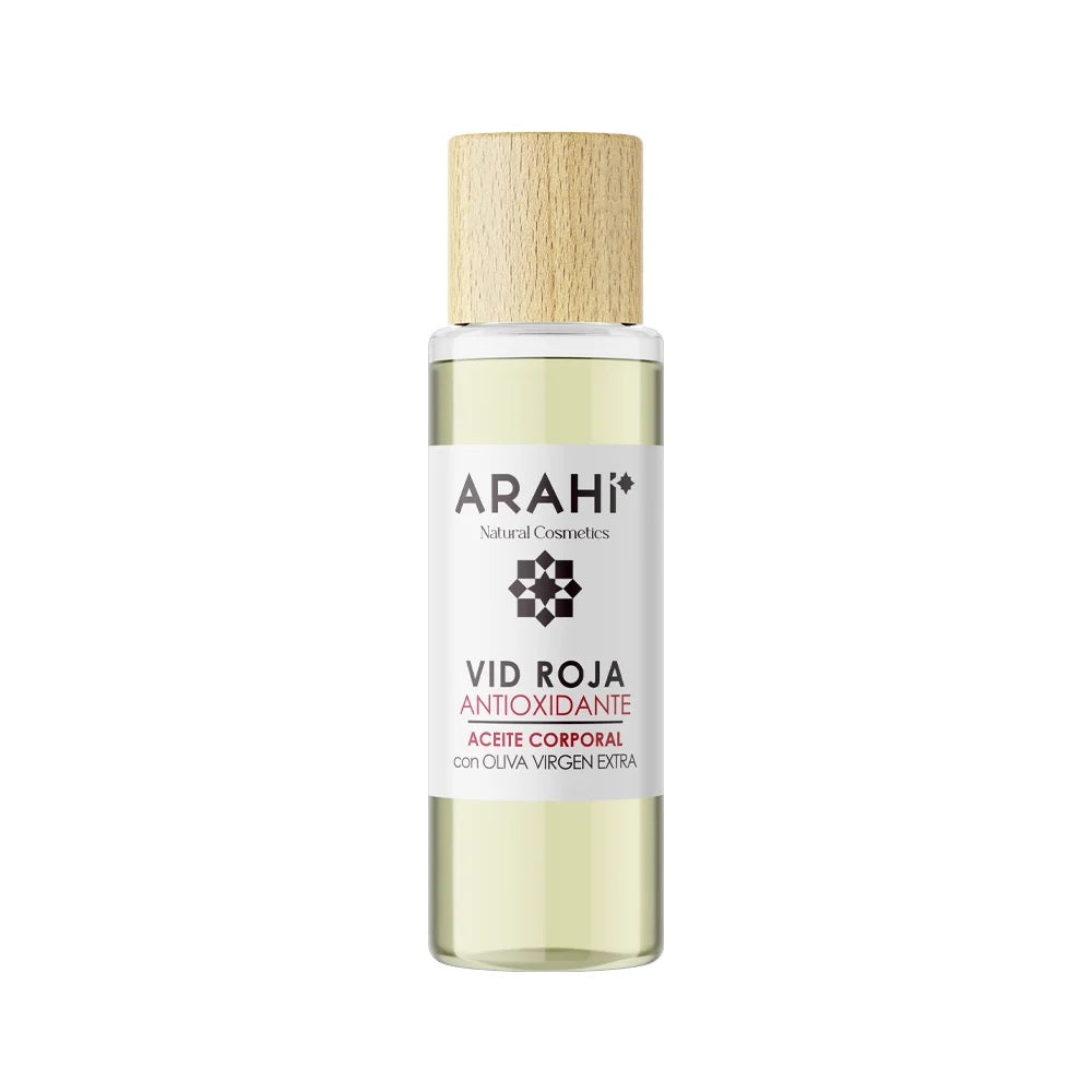 Arahi Aceite Vid Roja 30 ML Flesje met Houten Draaidop