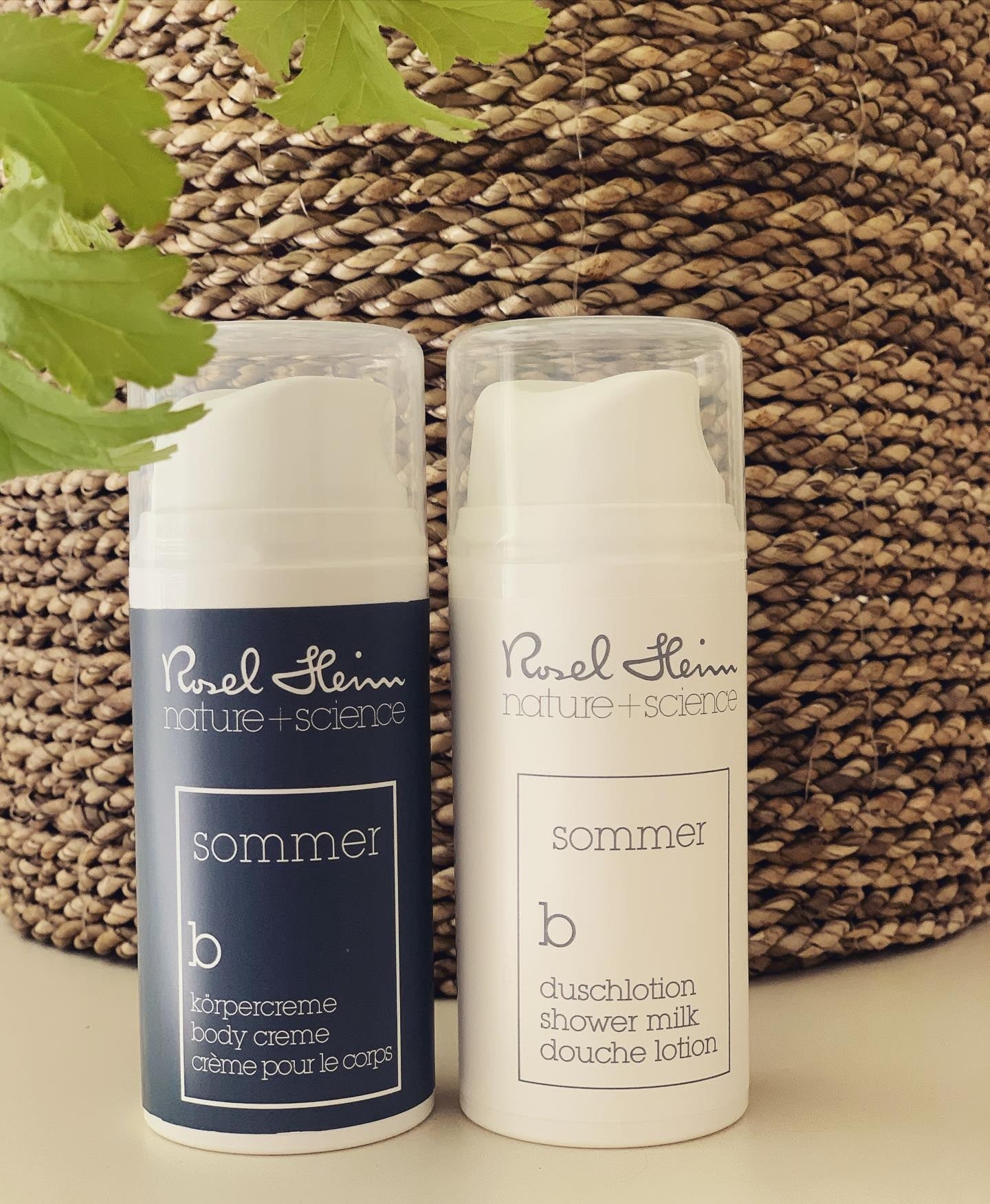 Body Creme Zomer plus Douche flesje Flacon met pompje
