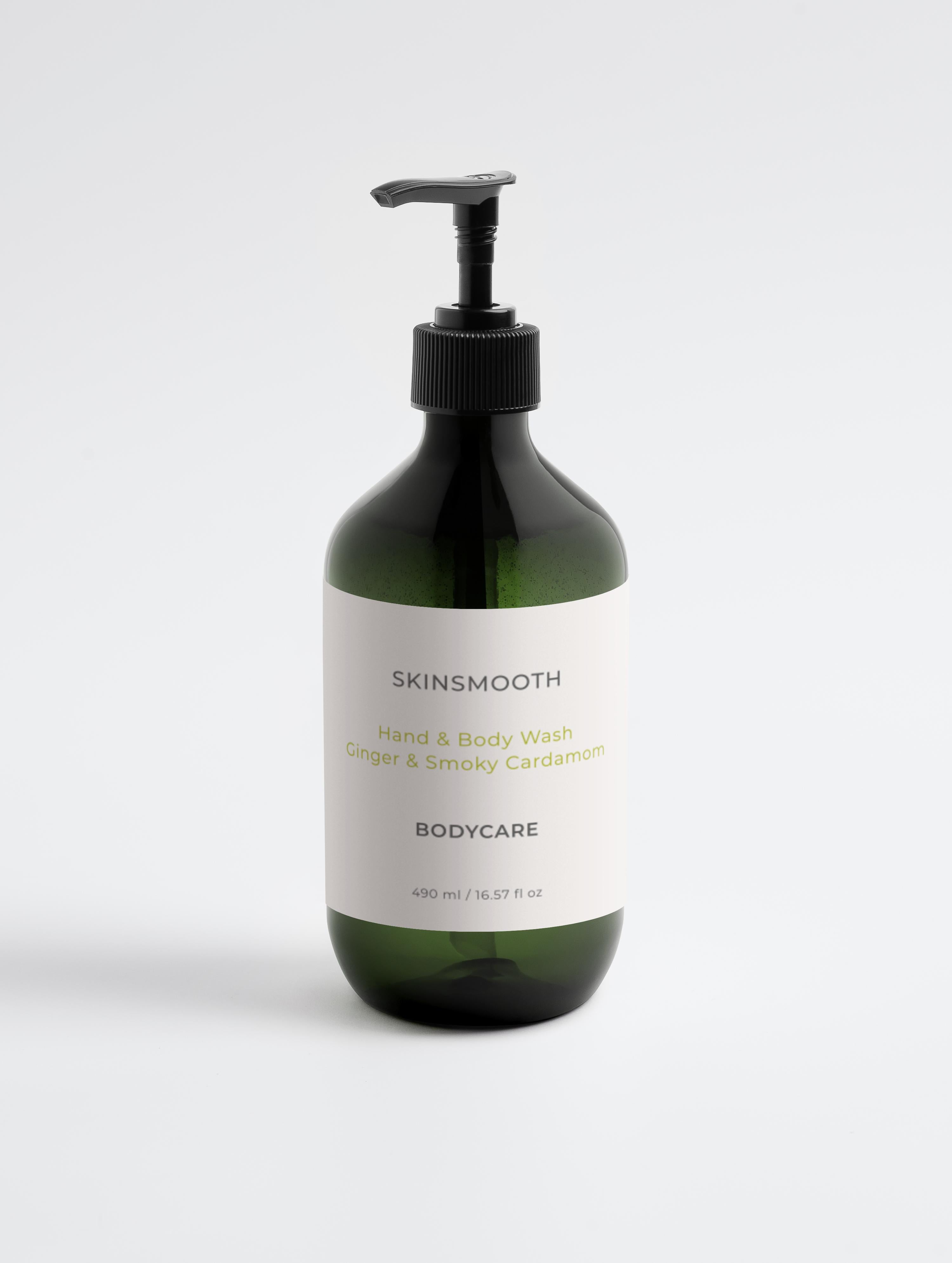 Skinsmooth Hand & Body Wash, Ginger & Smoky Cardamom