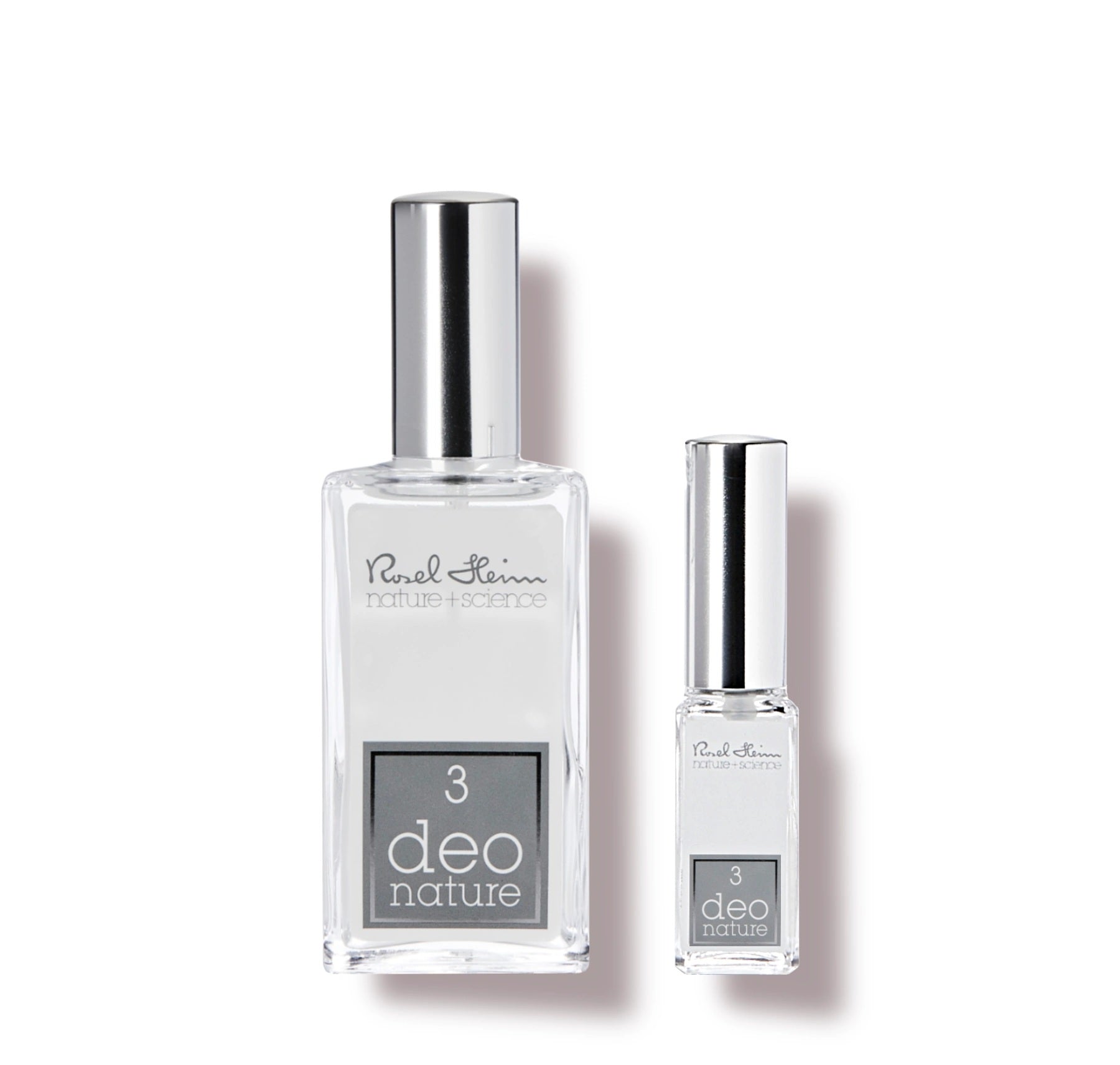 Rosel Heim Deo Nature 3 Flesjes met Pompje 15 ML en 50 ML