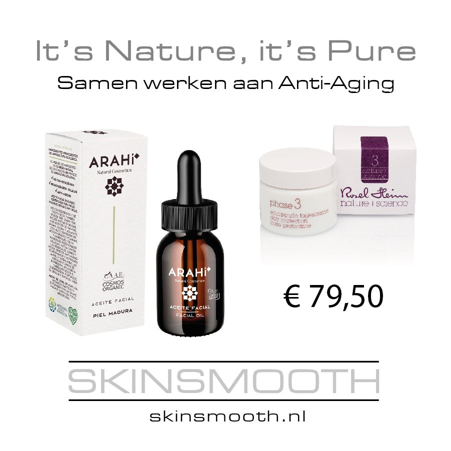 Special Arahi Rosel Heim Aanbieding potje en knijp pipet flesje verpakkingen